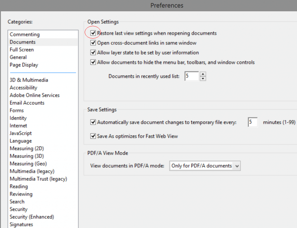 Adobe Reader Remembers Where You Last Viewed Part Of A Document Lexdis 2 0