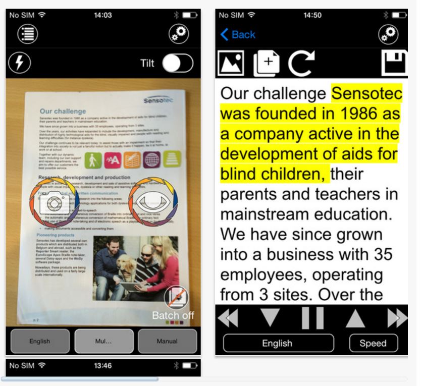 Knfb Reader App Take A Photo Then Have Text Read Aloud Lexdis 2 0